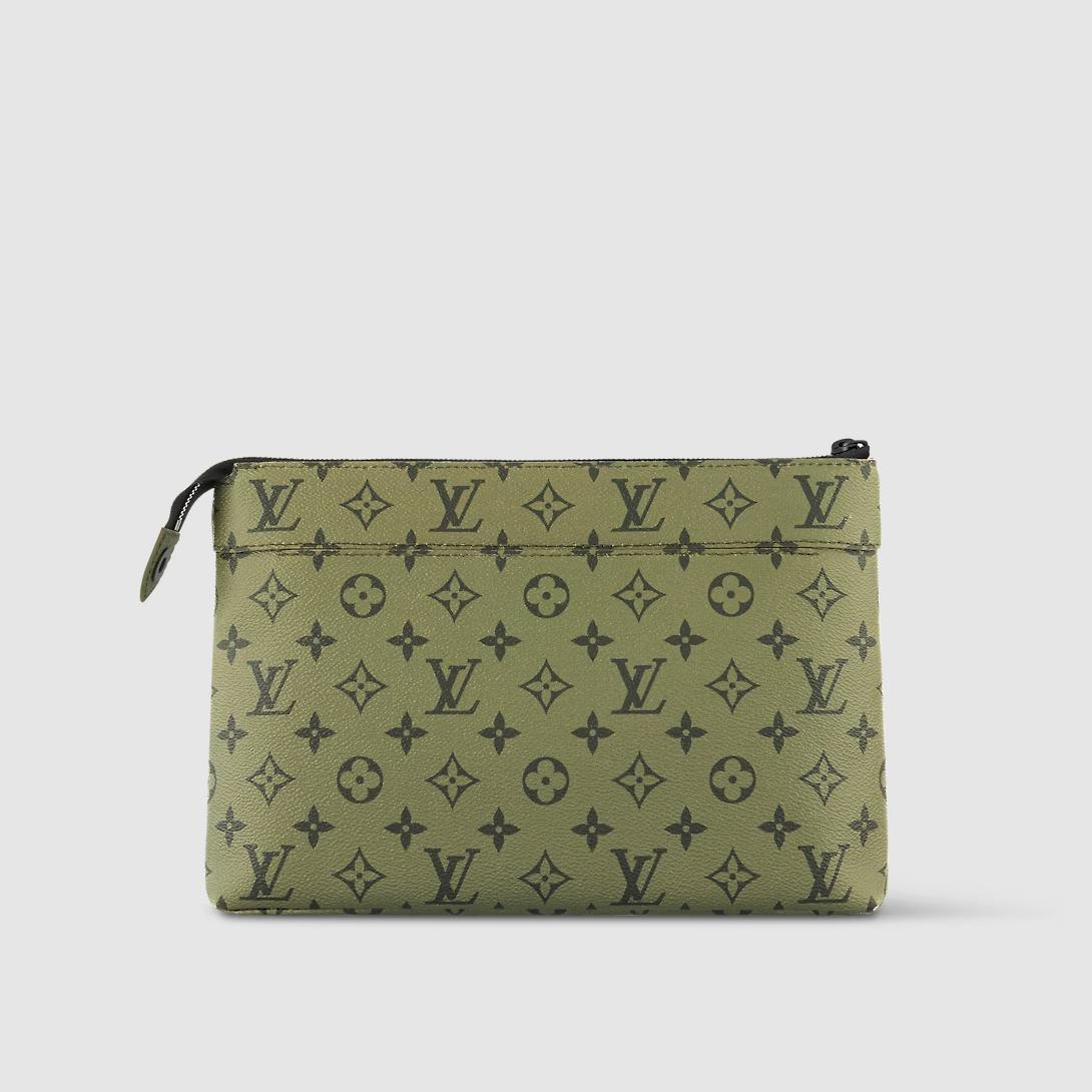 Túi Louis Vuitton Pochette Voyage Souple Nam Xanh Lá